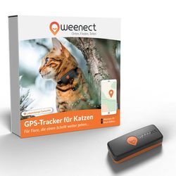 Weenect XS GPS Tracker für Katzen Schwarz