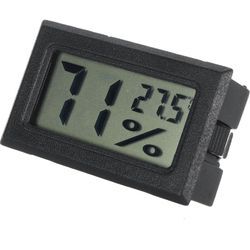 Drillpro - DC1.5V Mini-LCD-Digital-Thermometer Hygrometer Innentemperatur Handliches Temperatur- und Luftfeuchtigkeitsmessgerät lavente