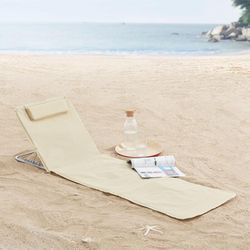 Strandmatte Cellorigo 2er Set Beige [en.casa] - Beige