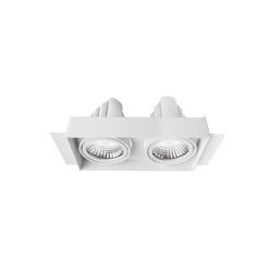 Deko-Light Zubehör: Kardaneinsatz ohne Rahmen für Modular Sytem COB Aluminium Weiß Länge 305 mm Breite 120 mm