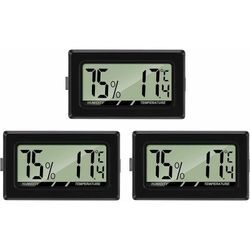 Mini-Digital-LCD-Thermometer-Hygrometer, Temperatur- und Luftfeuchtigkeitstester, tragbares Thermometer, Thermo-Hygrometer-Anzeige für Büro, Küche,