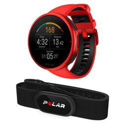 Polar VANTAGE V2 BLACK HR Sportuhr in rot