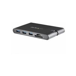 Com usb-c Multiport Adapter - usb Typ c Mini Dock mit hdmi 4K oder vga 1080p Video - 100W pd Pass-through, 3 Port usb 3.0 Hub, GbE, sd & MicroSD