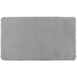 Wenko - Badteppich Belize Light Grey, 55 x 65 cm, Mikrofaser, Grau, Polyester hellgrau - grau