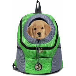 Hiasdfls - Haustier-Rucksack für kleine Hunde/Katzen bis zu 3 kg, freihändige Haustier-Reisetasche, atmungsaktiver Hunderucksack, entworfen für