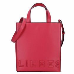 Liebeskind Paper Bag Handtasche S Leder 22 cm lemonade pink