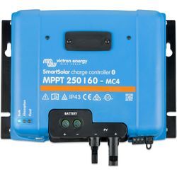 Solarladeregler "»Solar Charge Controller MPPT Victron SmartSolar 250/60-MC4«" Spannungsregler mit MC4 Standard Stecker blau Solartechnik