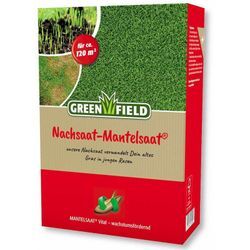 Greenfield - Nachsaat Mantelsaat 2kg Rasensamen Sportrasen Spielrasen Regeneration