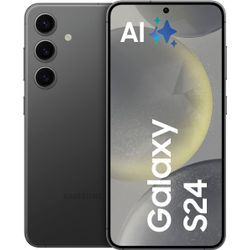 SAMSUNG Smartphone "Galaxy S24 256GB" Mobiltelefone AI-Funktionen schwarz (ony x black) Smartphone Android