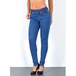 ESRA Stretch-Jeans J440 Damen High Waist Skinny Jeans