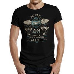 RAHMENLOS® T-Shirt als Geschenk zum 40. Geburtstag