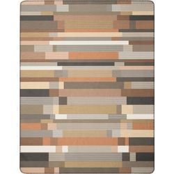 Wohndecke BIEDERLACK "Patch" Wohndecken Gr. B/L: 150 cm x 200 cm, bunt (multicolor) Baumwolldecken mit warmen, erdigen Farben