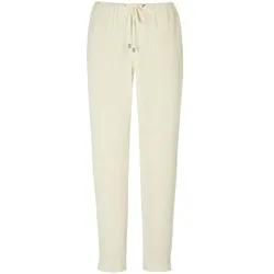 Jogg-Pants Passform Barbara Peter Hahn weiss, 38