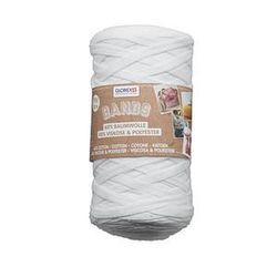 GLOREX Makramee Garn weiß Bands