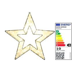 LED Weihnachtsstern auf Metallgestell 50 x 48 cm 860 LEDs Timerfunktion
