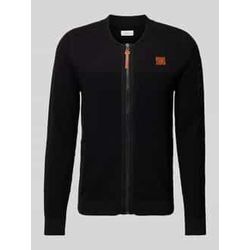 Regular Fit Strickjacke aus reiner Baumwolle