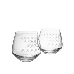 Joop! Wasserglas , Glas , 2-teilig , 390 ml , 9.0 cm , Essen & Trinken, Gläser, Trinkgläser