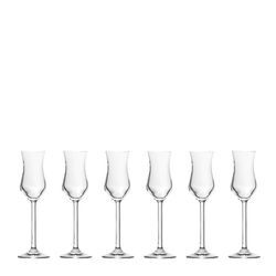 Leonardo Grappaglas-Set Daily , Klar , Glas , 6-teilig , 6 cm , Essen & Trinken, Gläser, Gläser-Sets