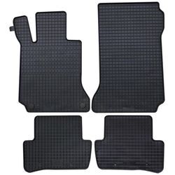 PETEX Fußmattensatz schwarz - vorbereitet für Befestigungssystem MERCEDES-BENZ 46110