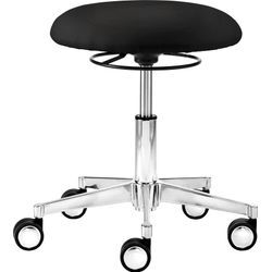Arbeitshocker MAYER SITZMÖBEL "myXPERT", schwarz, B:52cm H:41,5cm T:52cm, Hocker, Drehhocker