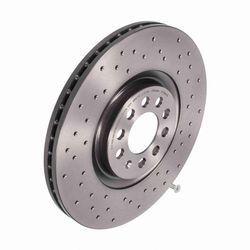 BREMBO Bremsscheibe XTRA LINE vorne rechts links Gelocht/innenbel. 312mm für SKODA VW SEAT (FAW) AUDI JZW615301G 8L0615301 8N0615301A 09.7880.1X