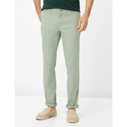 Chinohose BRAX "Style FABIO IN", Herren, Gr. 30, Länge 32, grün, Web, 67% Leinen, 30% Baumwolle, 3% Elasthan, Hosen
