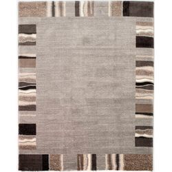 Teppich OCI DIE TEPPICHMARKE "LEXA DIDI", braun (braun, grau), B:80cm H:20mm L:150cm, Polyester, Teppiche, Wohnzimmer