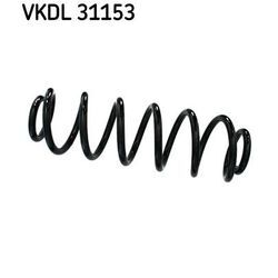 SKF Fahrwerksfeder hinten rechts links Schraubenfeder mit konstantem Drahtdurchmesser 113mm für AUDI 5N0511115J 5N0511115K 5N0511115B VKDL 31153