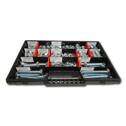 400 tlg Sechskantschrauben Sortiment mit Muttern Unterlegscheiben Federringen M8 // 12mm-70mm Schrauben Set