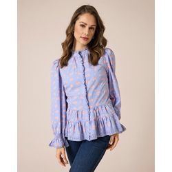 Bluse mit Blumendruck