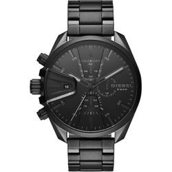 Chronograph DIESEL "MS9 CHRONO", schwarz, Armbanduhren, Herren, Quarzuhr, Armbanduhr, Herrenuhr, Datum,Stoppfunktion,Edelstahlarmband