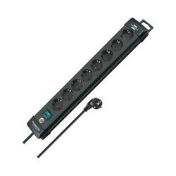 Premium-Line Steckdosenleiste 8-fach schwarz 3m H05VV-F 3G1,5 ; Brennenstuhl (1951180100)