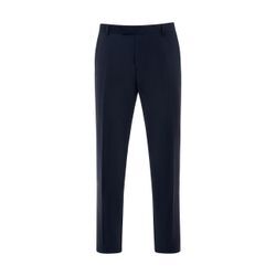 Anzughose THOMAS GOODWIN "Hose", Herren, Gr. 102, Untersetzt- und Schlankgrößen, blau (navy), 52% Polyester;43% Wolle;5% Elasthan, unifarben, slim fit lang, Hosen, im Slim-Fit, 3935-0-20707