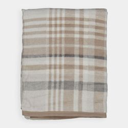 Mehrfarbige Decke mit Karomuster 150x200cm