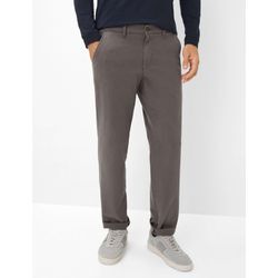 Chinohose EUREX BY BRAX "Style THILO", Herren, Gr. 25, Normalgrößen, grau, Web, 64% Baumwolle, 34% Lyocell, 2% Elasthan, Hosen