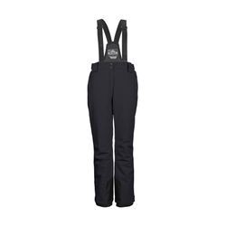 Skihose KILLTEC "KSW 249 WMN SKI PNTS", Damen, Gr. 42, Normalgrößen, schwarz, Oberstoff: 100% Polyester, Futter: 100% Polyester, Wattierung: 100% Polyester, Hosen, Wasser- und winddicht, abnehmbare Träger, verstellbare Taille