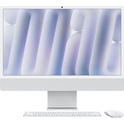 APPLE iMac "iMac 24" CTO", silber (silberfarben), Mac OS, 16 GB RAM 512 GB SSD, Desktop-PCs