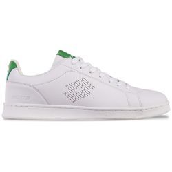 Sneaker LOTTO, Gr. 36, grün (weiß, grün), Synthetik, clean, Schuhe, - in sportivem Retro Tennis Design