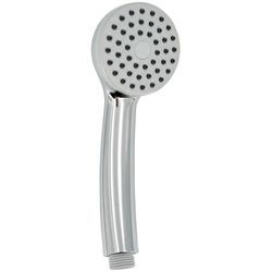 Handbrause ADOB "Design Lago N", silber (silberfarben), B:7cm H:5cm T:21cm, Duschköpfe, Handbrause, 1-strahlige, robust, ideal für Hotel, Krankenhaus, zu Hause