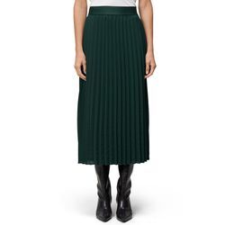 Maxirock ZERO "Damen Faltenrock mit elastischem Bund", Damen, Gr. 36, grün (grün forest), Crêpe, Obermaterial: 100% Polyester (Recycled). Besatz: 63% Polyacryl, 37% Polyamid. Futter: 63% Polyacryl, 37% Polyamid. Füllung: 63% Polyacryl, 37% Polyamid. Ärmelfutter: 63% Polyacryl, 37% Polyamid., unifarben, figurbetont lang, Röcke, Falten