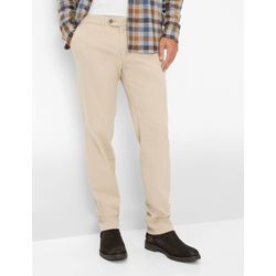 Chinohose EUREX BY BRAX "Style JOE", Herren, Gr. 24U, Unterbauchgrößen, cream, Web, 98% Baumwolle, 2% Elasthan, Hosen