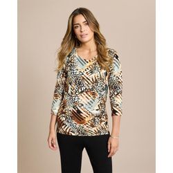 Classic Pullover Grafik-Animal-Mix