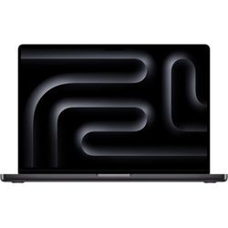 APPLE Notebook "MacBook Pro 16'' M4 Pro", schwarz (space schwarz), 48 GB RAM 512 GB SSD, M4 Pro,macOS,Webcam,Tastatur, Notebooks