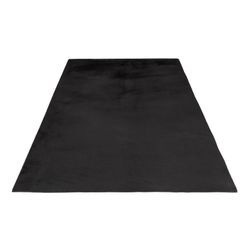 Teppich OBSESSION "My Monaco 225", grau (anthrazit), B:200cm H:25mm L:290cm, Polyester, Teppiche, Teppich, Uni Farben, besonders weich & kuschelig, Wohnzimmer