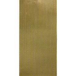 Verzierwachsstreifen halbrund, gold, 20 cm, 39 Stück