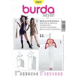 burda Schnitt 2469 "Hexe, Dschungel und Fliegenpilz"