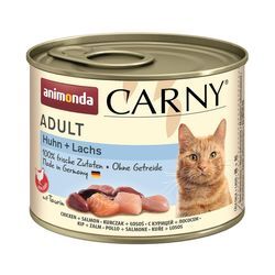 Animonda Cat Dose Carny Adult Huhn & Lachs 6 x 200g Katzenfutter getreidefrei