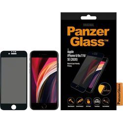 PanzerGlass Privacy Case Friendly iPhone 6/7/8/SE (2020) für Apple iPhone 6/6s/7/8/SE (2020), Displayschutzglas, weiß