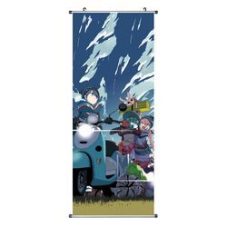 GalaxyCat Poster Großes Laid Back Camp Rollbild aus Stoff