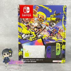 Nintendo Switch OLED Modell Splatoon 3 Edition Konsole mit Game + Pro Controller